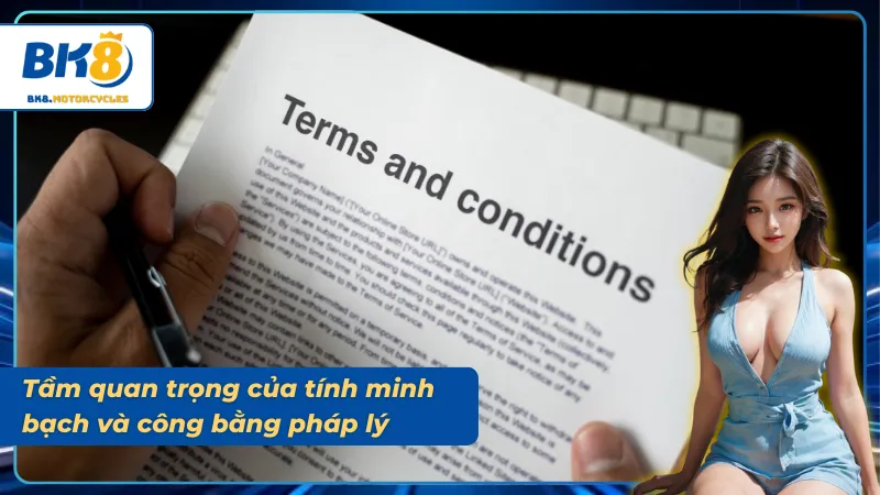 Sự quan trọng của tính minh bạch và công bằng từ điều khoản điều kiện